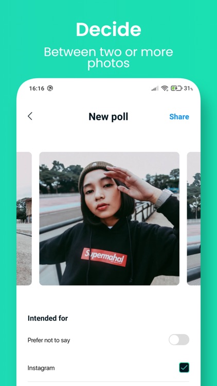 Choosy - Create photo polls