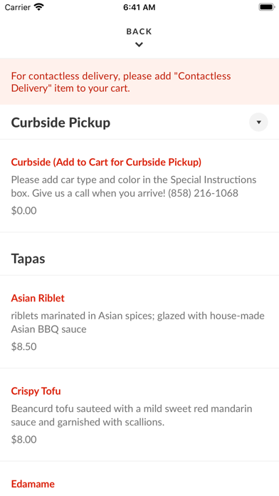 Zen Modern Asian Eatery Screenshot