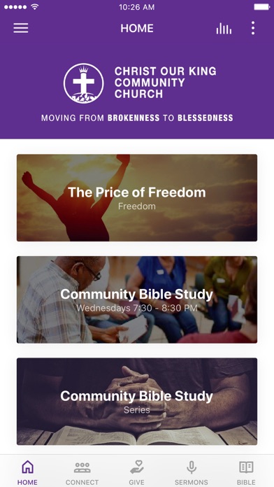 Christ Our King Comm Church Screenshot