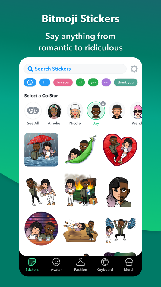 #5. Bitmoji (iOS) 由: Bitstrips