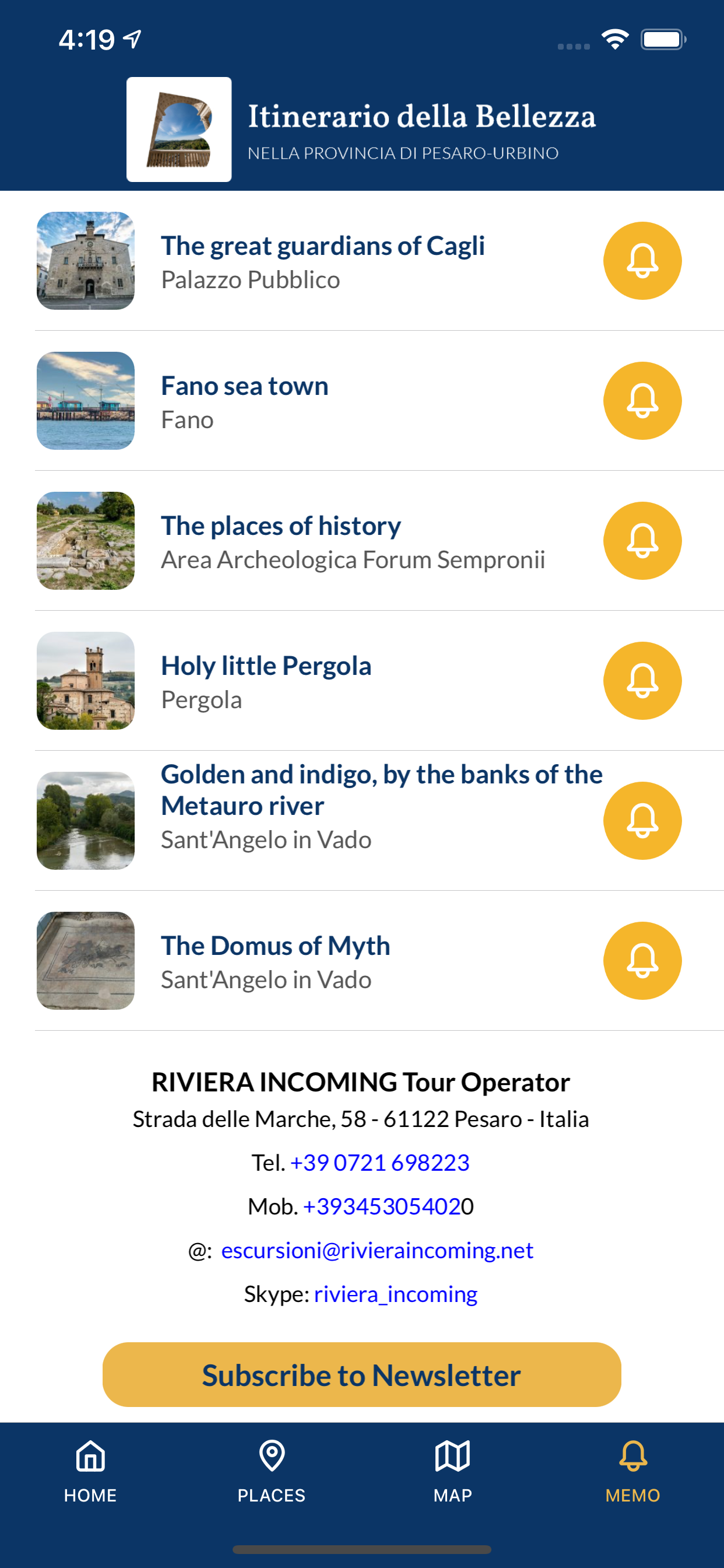 Beautiful Itinerary