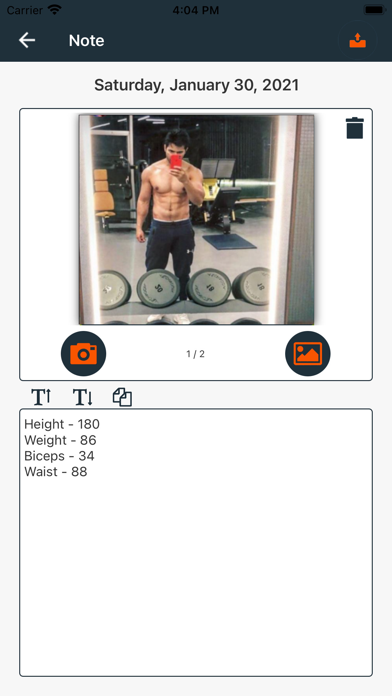 Workout Planner New Screenshot