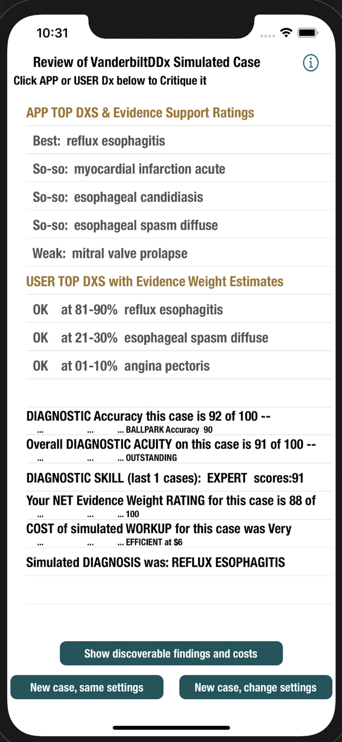VanderbiltDDx - Case Simulator