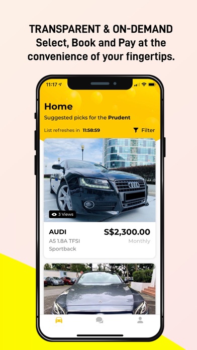 ST33R: Car Rental Subscription Screenshot