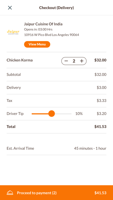 How to cancel & delete Jaipur - Cuisine of India from iphone & ipad 3