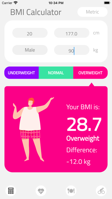 BMI Calculator Health Screenshot