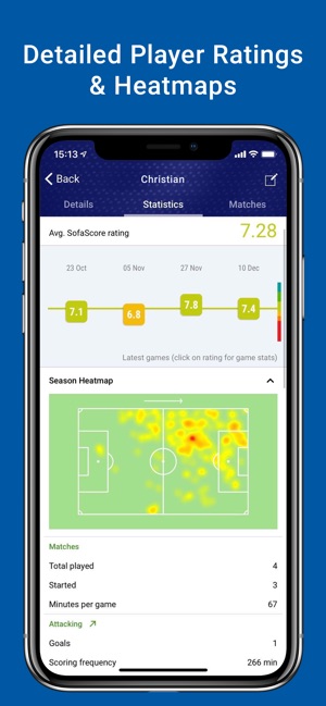 Aplikacja SofaScore wyniki na żywo w App Store