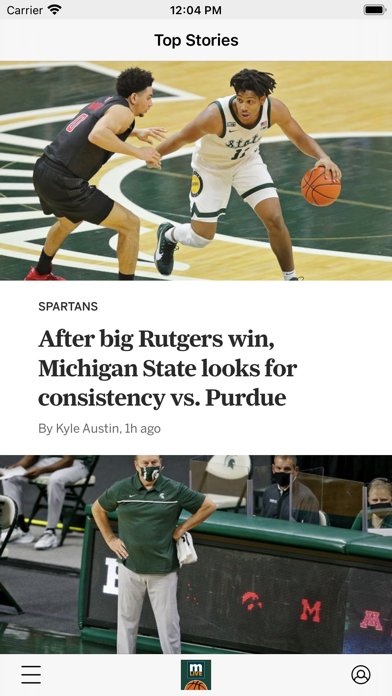 Spartans Basketball News Screenshot