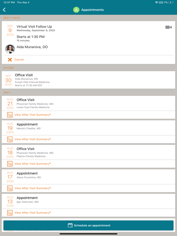 myACPNY iPad screenshot 2 - Medical app