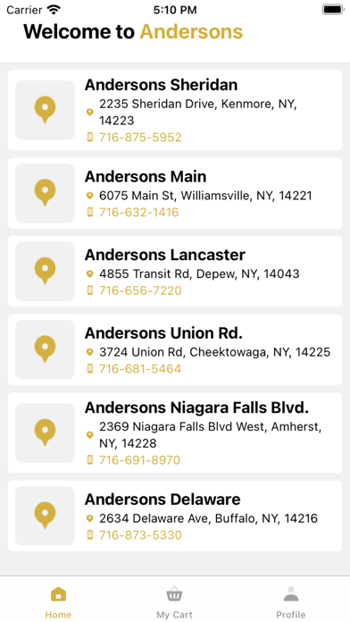 Anderson's Screenshot