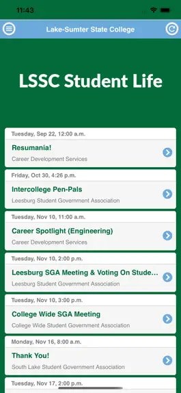 Game screenshot LSSC Student Life apk