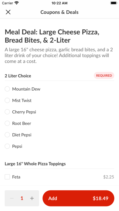 Rocco's Pizzeria Screenshot