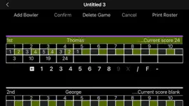 Game screenshot Bowling Roster apk