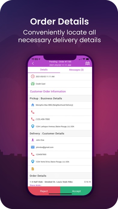 Hoopla Driver App Screenshot