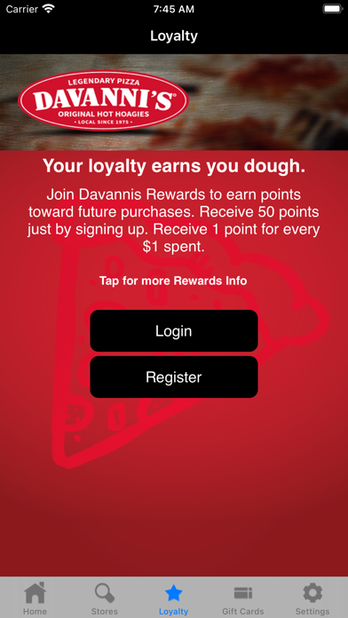 Davanni's Pizza & Hot Hoagies Screenshot