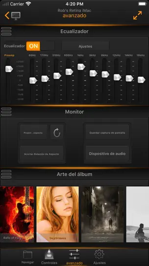 Captura de pantalla de VLC Remote Pro! en iPhone 5