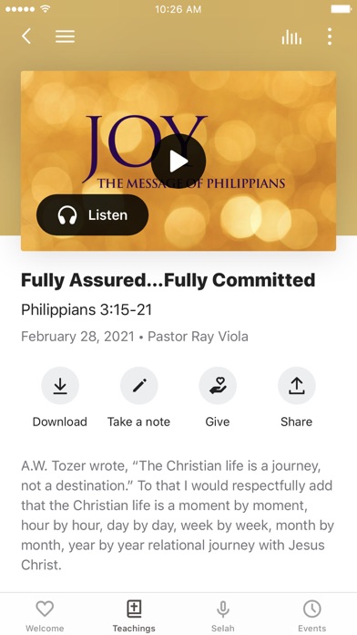 Koinonia Fellowship Screenshot