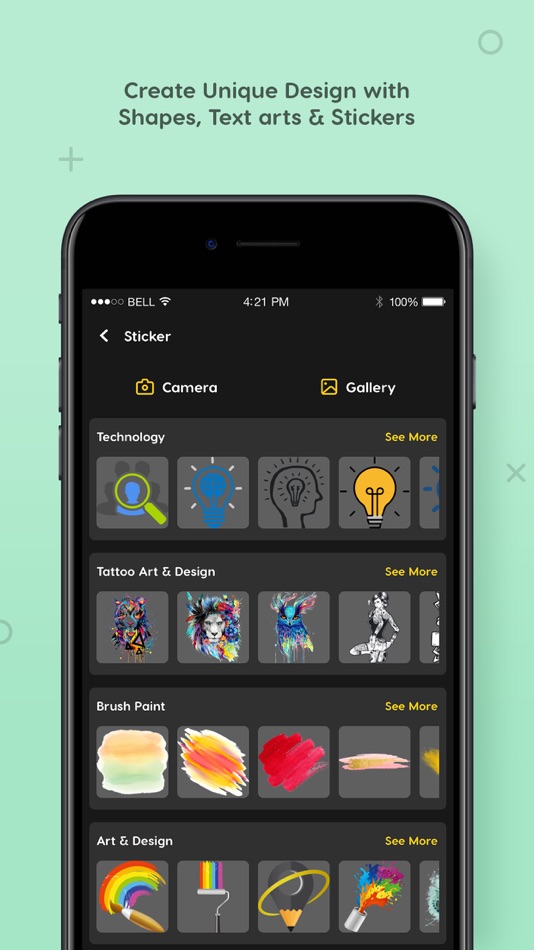 #6. Logo Maker - logo design (iOS) 由: Hiteshkumar Hihoriya