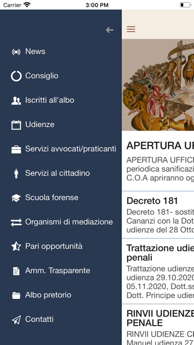 Ordine Avvocati Cassino Screenshot