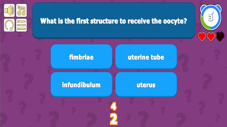 #2. Reproductive System Quiz (iOS) Podle: Alpha Dog Marketing LLC