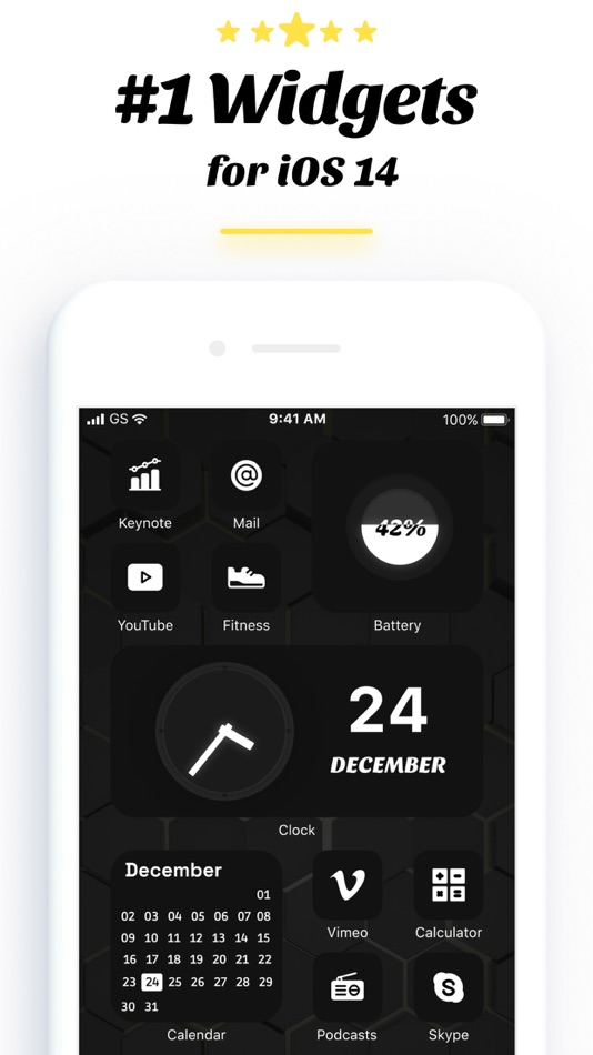#2. Widgets & icons. Color widget (iOS) Podle: Alexandr Shustov