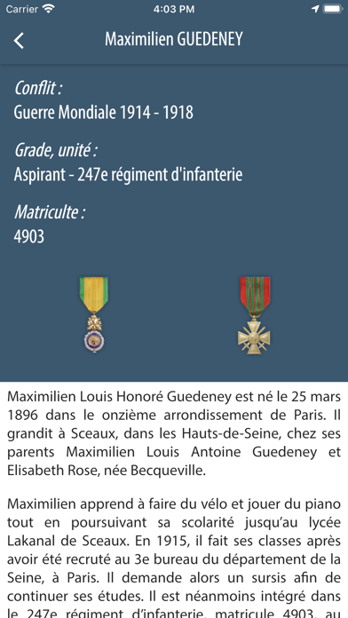 GéoMémoire Screenshot