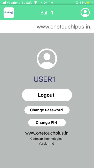 Onetouch Plus Screenshot