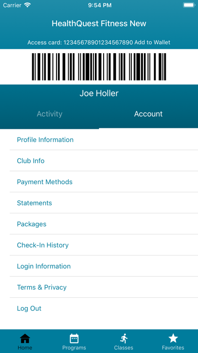 HealthQuest Fitness New Screenshot