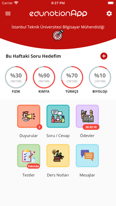Edunotion: E Öğrenim Platformu Screenshot
