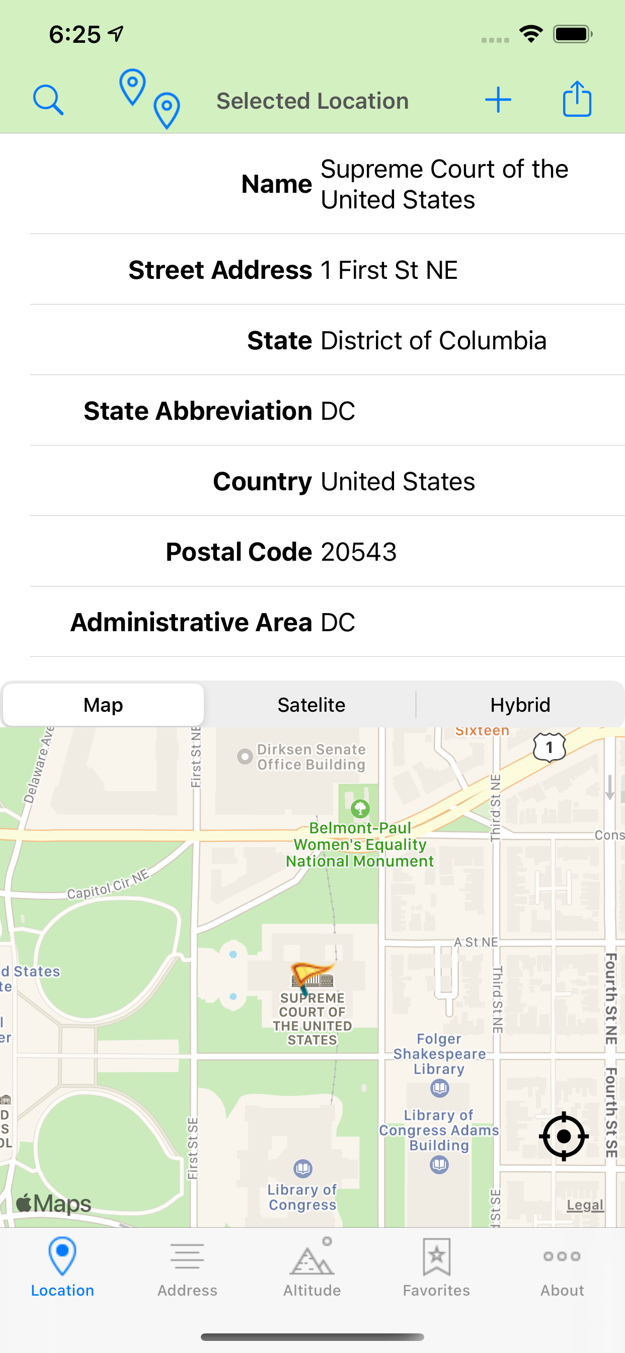 Geographic Location