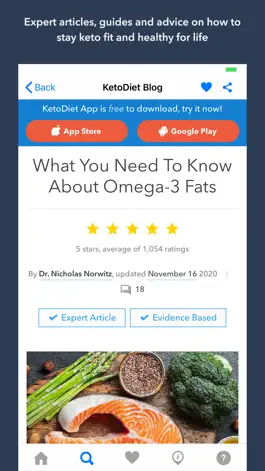 Game screenshot Keto App: Recipes Guides News apk