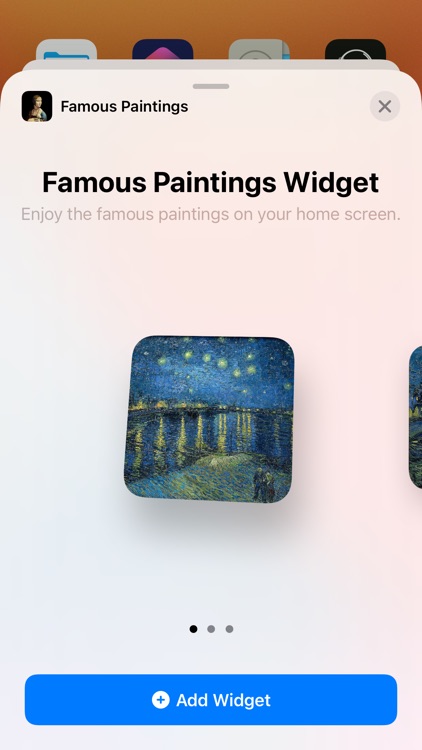 Famous Paintings Widget: Art screenshot-3