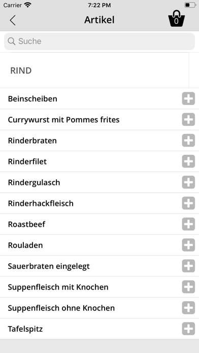 Metzgerei Hirsch Screenshot