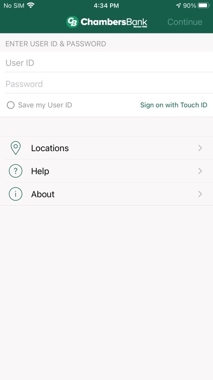 Chambers Bank Mobile Banking