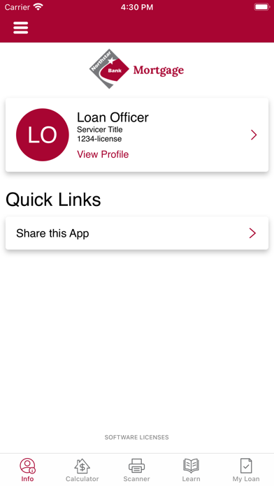 Northstar Bank Mortgage Screenshot