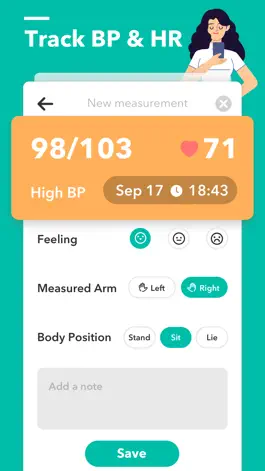 Game screenshot Blood Pressure App ++ apk