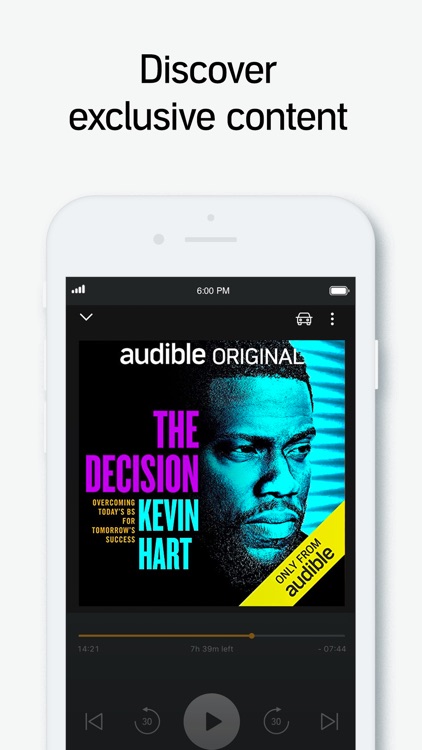 Audible audio books & podcasts