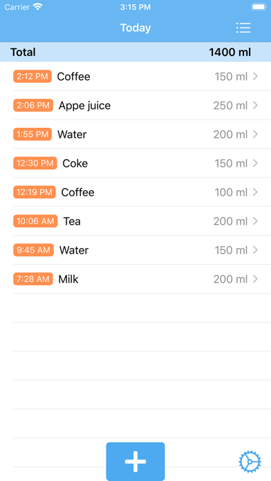 Drink Diary Screenshot