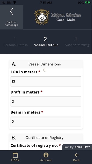 Mgarr Marina Berth Booking Screenshot 2 - AppWisp.com