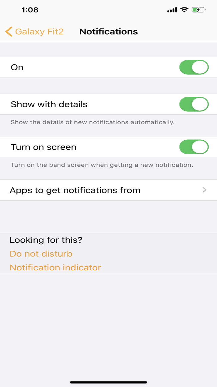 Samsung Galaxy Fit Gear Fit