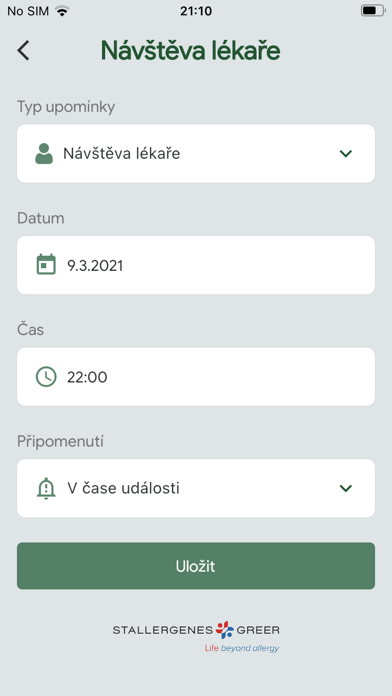 AlergoStop Screenshot