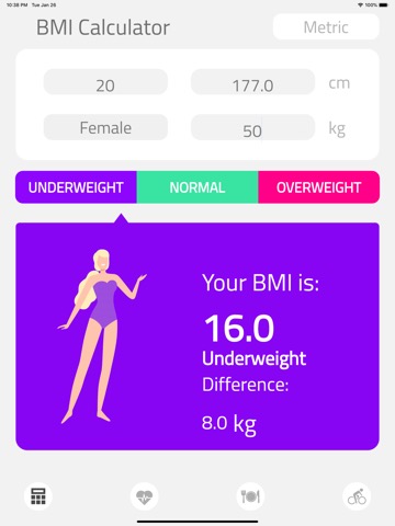 BMI Calculator Healthのおすすめ画像3