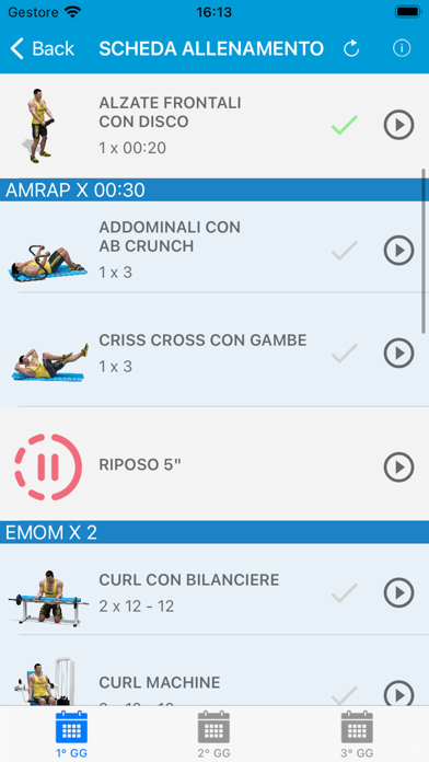 Nazionale Personal Trainer Screenshot