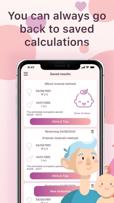 Future baby's gender planner Screenshot