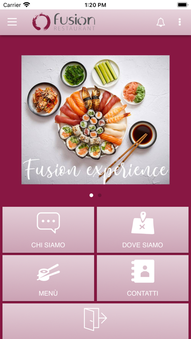 Fusion Restaurant Parabiago Screenshot