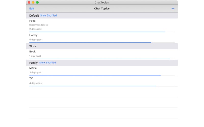 Screenshot #1 pour Chat Topics - Topic Picker