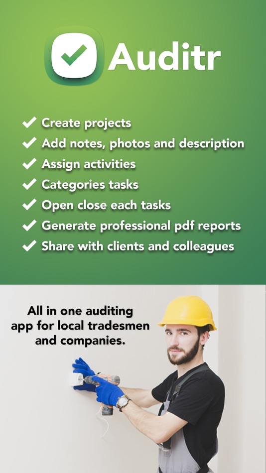 #1. Auditr-Punch list,Snag reports (iOS) 由: Damanjit Singh