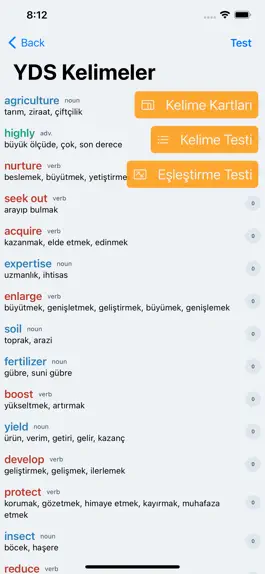 Game screenshot Yds Vocabulary - Yds Kelime apk