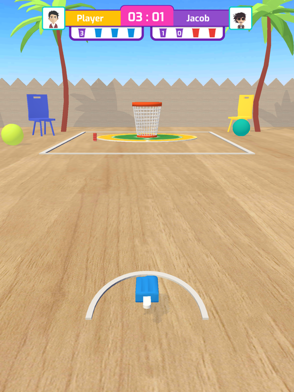 Screenshot #4 pour Paper Toss 3D