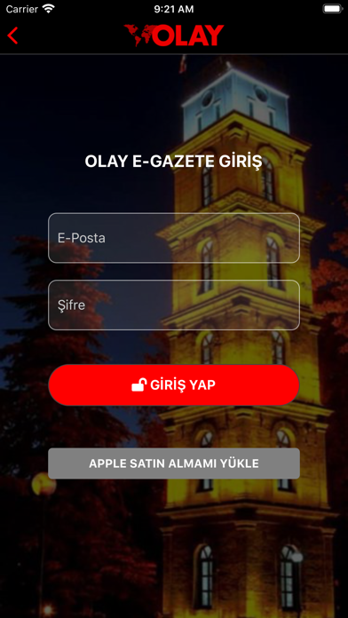 Olay E-Gazete Screenshot